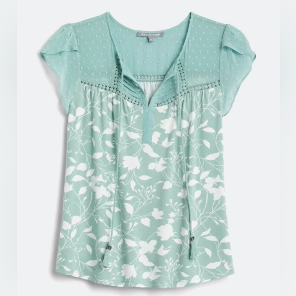 Flutter Sleeve Tassel Women's Knit Top